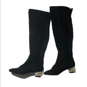 betsey johnson over the knee boots